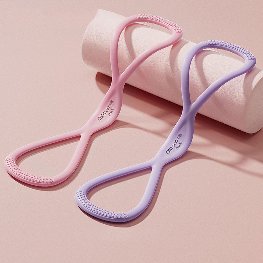 Figure 8 Resistance Band - วงต้านทาน 1 ชิ้น, วงต้านทานโยคะยืดวงออกกําลังกาย, เชือกดึง, แขนหน้าอกและวงยืดไหล่อุปกรณ์การออกกําลังกาย
