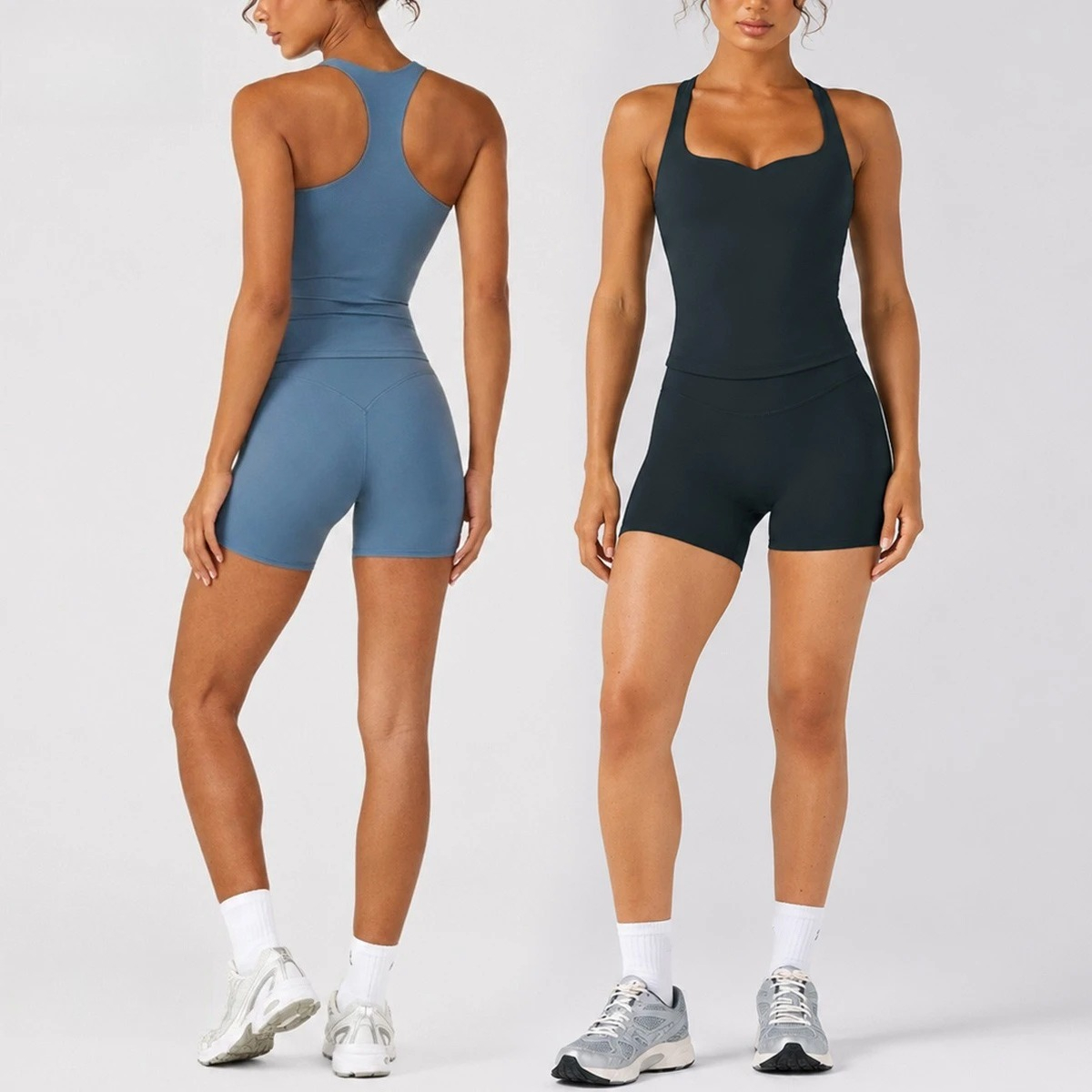 Yoga Fitness Kit - ชุดโยคะ 2 ชิ้นสำหรับผู้หญิง รุ่น C-B เสื้อกล้ามแบบ