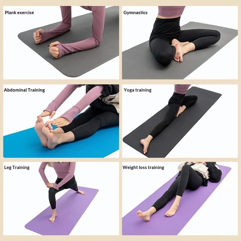 เสื่อโยคะหนาพิเศษ กันลื่น ซับแ - Yoga Of Fitness Mat บทวิจารณ์และราคา