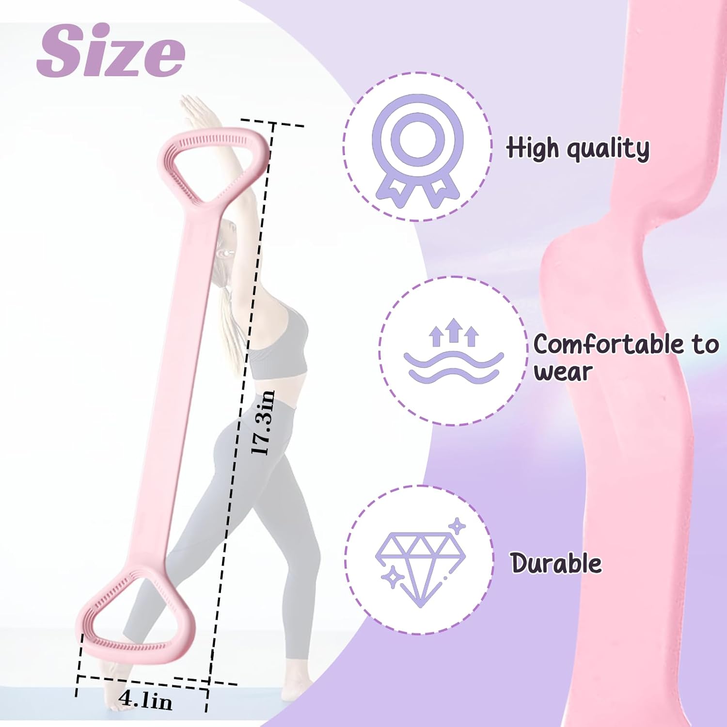 ยางยืดออกกำลังกายรูปเลข 8 พร้อ - Figure 8 Resistance Band บทวิจารณ์และราคา