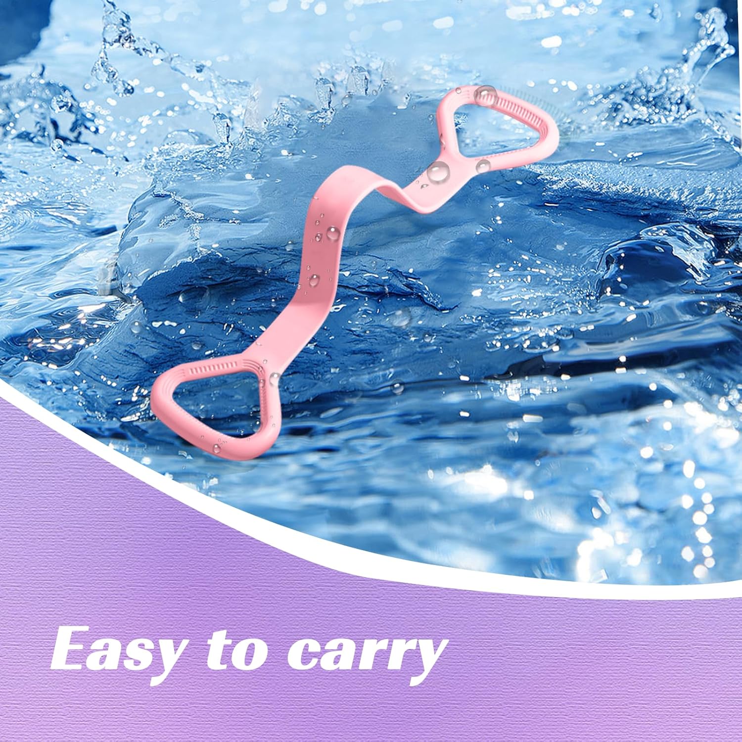 ยางยืดออกกำลังกายรูปเลข 8 พร้อ - Figure 8 Resistance Band บทวิจารณ์และราคา