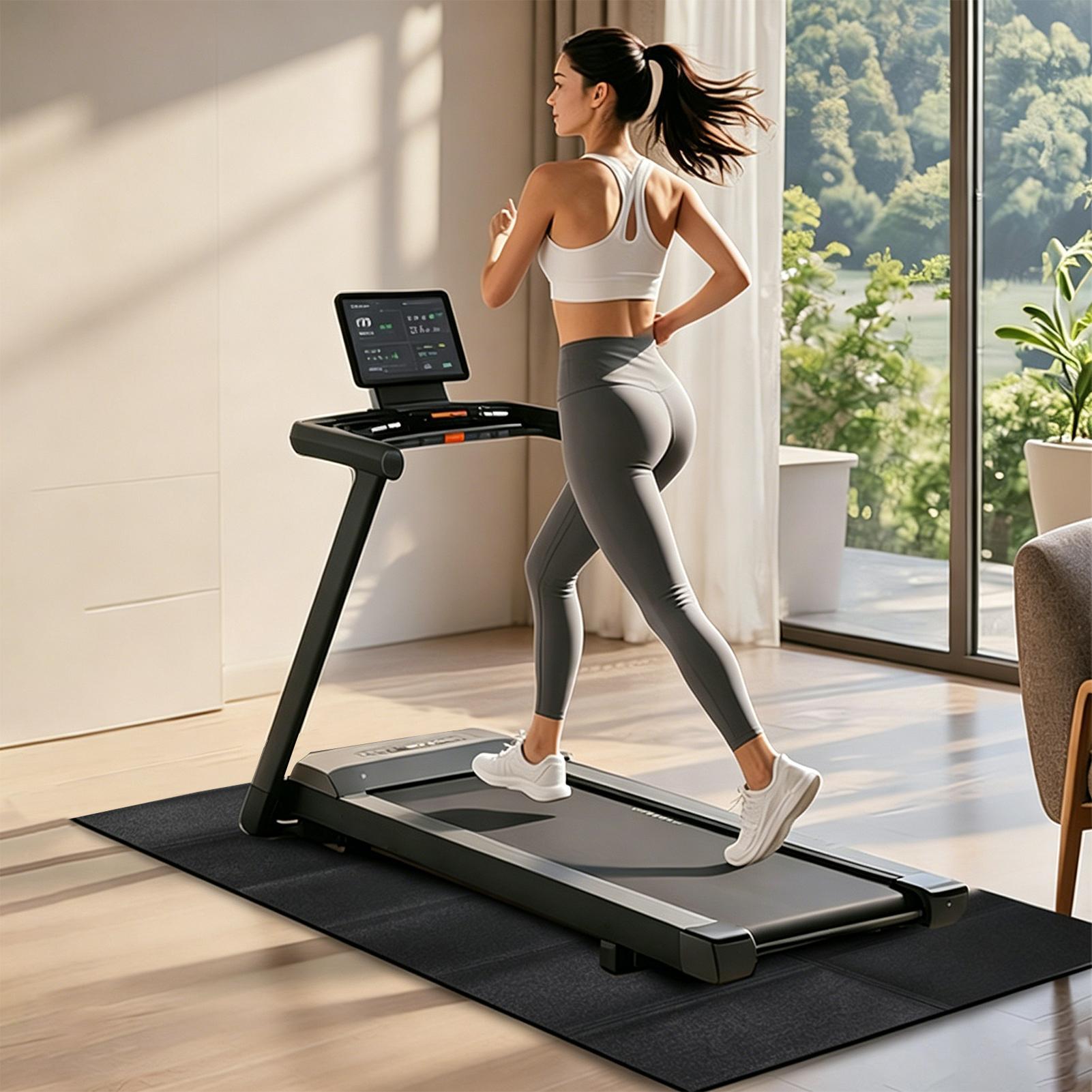 แผ่นรองพื้นลู่วิ่งไฟฟ้า ดูดซับ - Yoga And Fitness บทวิจารณ์และราคา