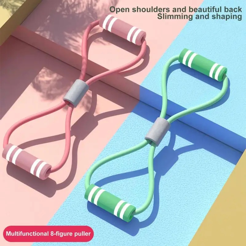 สายรัดออกกำลังกายแบบมีด้ามจับ  - Figure 8 Resistance Band บทวิจารณ์และราคา