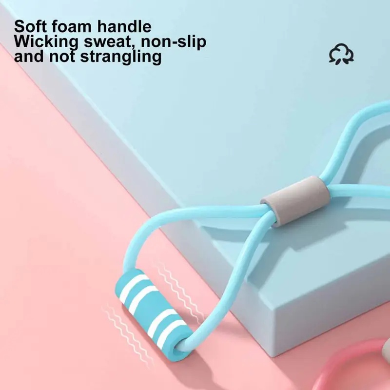 สายรัดออกกำลังกายแบบมีด้ามจับ  - Figure 8 Resistance Band บทวิจารณ์และราคา