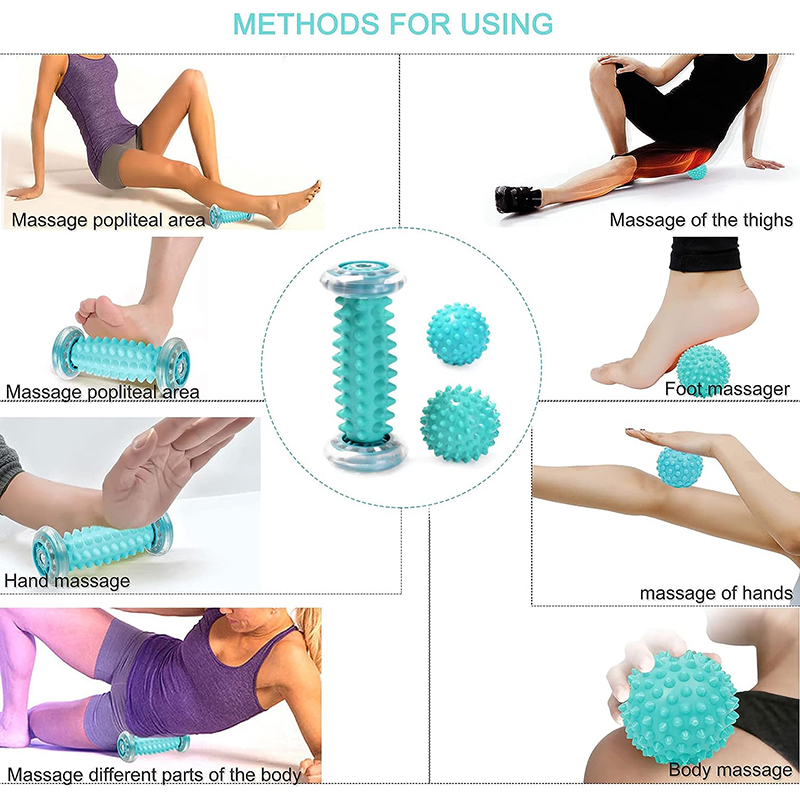 เครื่องนวดเท้า ลูกกลิ้งนวด ลูก - Yoga Fitness Kit บทวิจารณ์และราคา