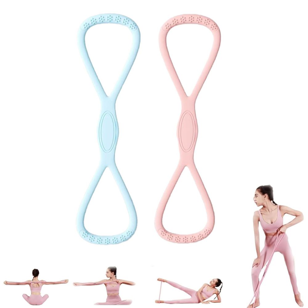 สายยางยืดออกกำลังกายแบบพกพา รู - Figure 8 Resistance Band บทวิจารณ์และราคา