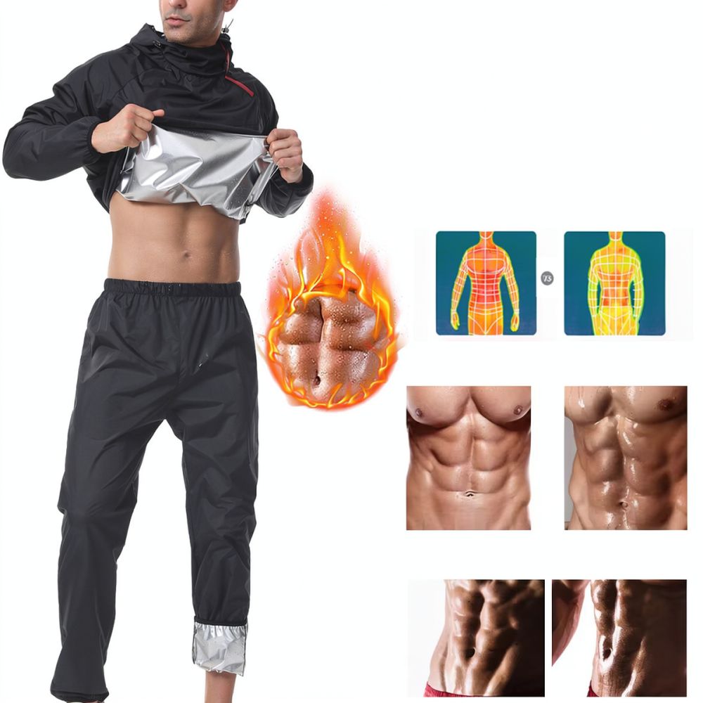 ชุดซาวน่าฟิตเนสสำหรับผู้ชาย ไซ - Yoga Fitness Gear บทวิจารณ์และราคา