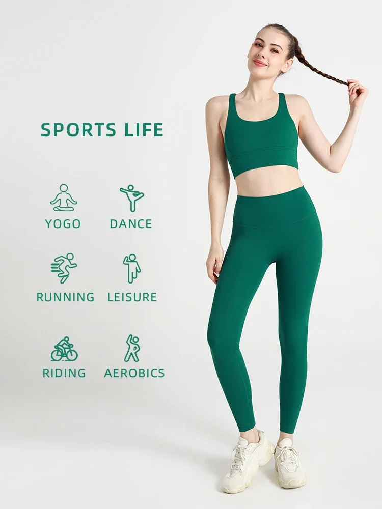 ชุดโยคะผู้หญิงสีพื้น 2 ชิ้น ชุ - Yoga Fitness Kit บทวิจารณ์และราคา