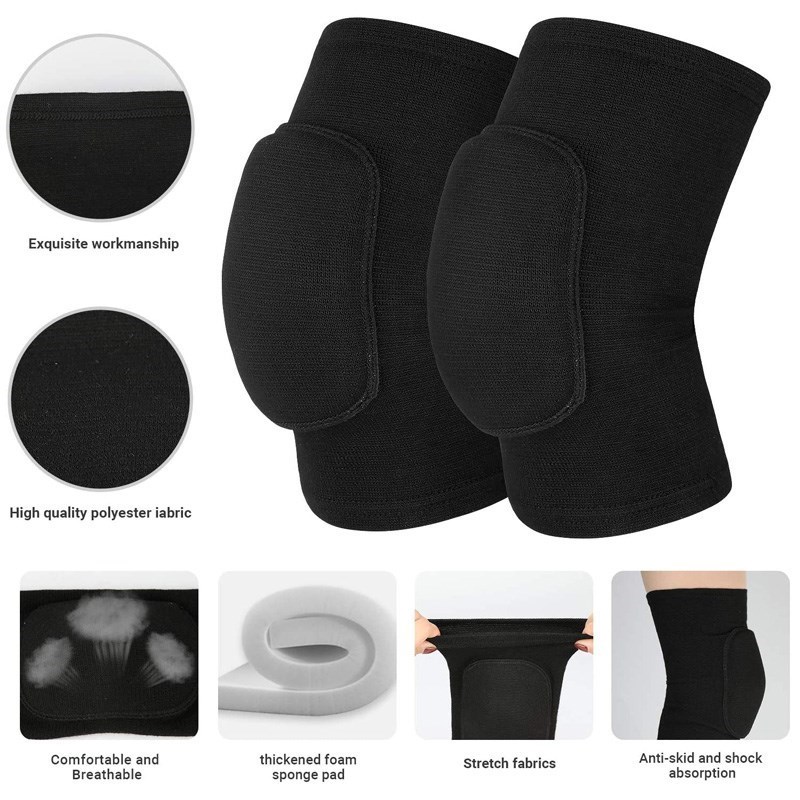 Wosweir สนับเข่าสำหรับเต้นวอลเ - Yoga Fitness Gear บทวิจารณ์และราคา