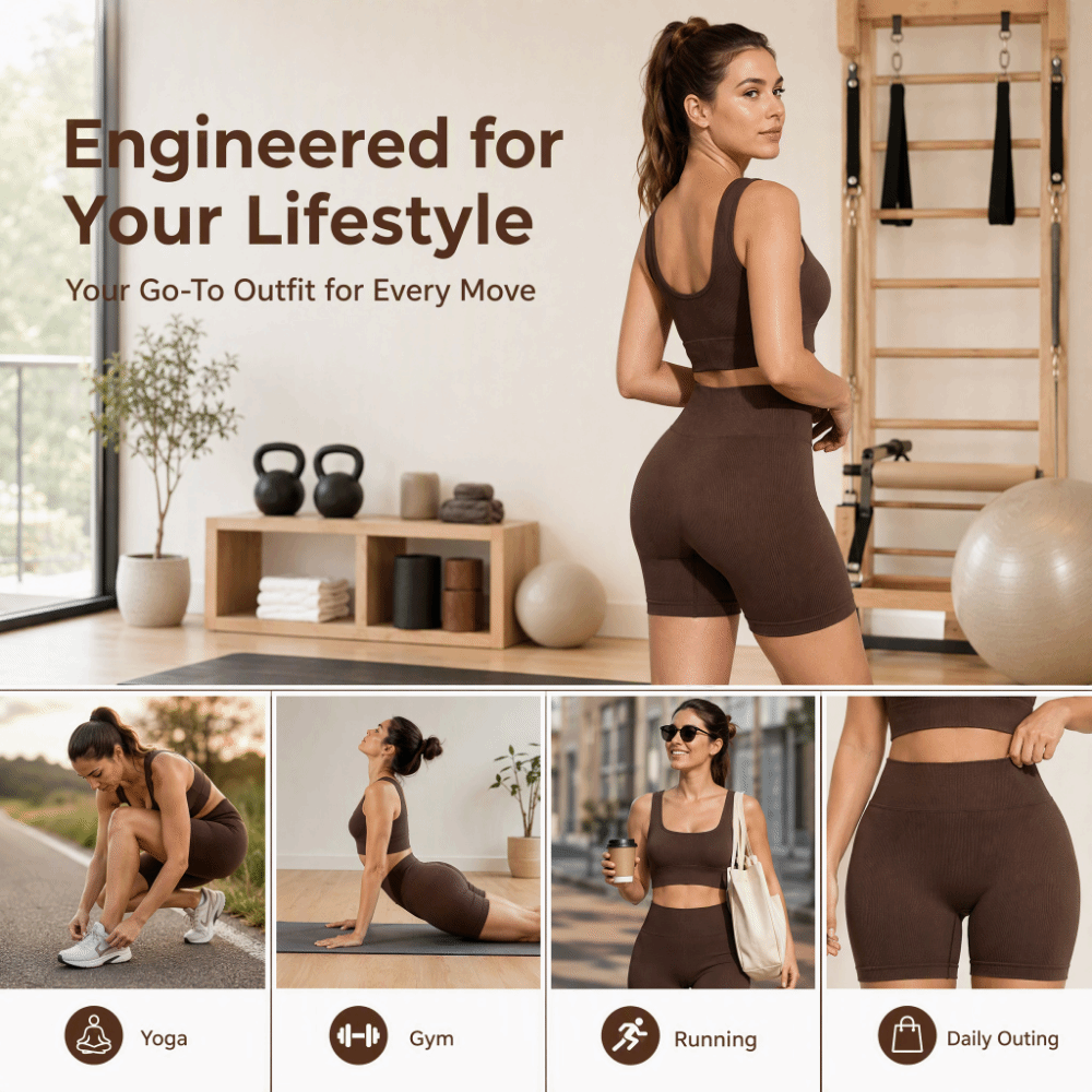 ชุดออกกำลังกายสำหรับผู้หญิง 2  - Yoga Fitness Class บทวิจารณ์และราคา