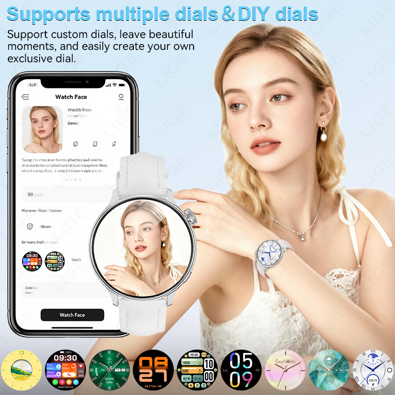 LIGE นาฬิกาสมาร์ทวอทช์สำหรับผู - Yoga Fitness Watch บทวิจารณ์และราคา
